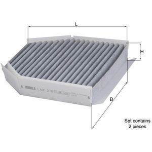 Mahle Pollen / Cabin Filter LAK278/S