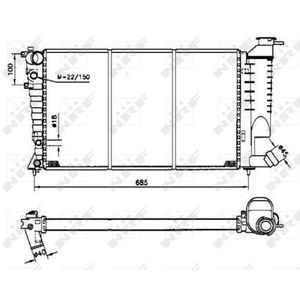 NRF Radiator 58233