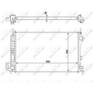 NRF Radiator 58294