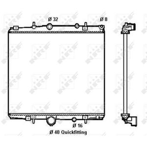 NRF Radiator 58313