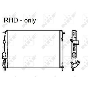 NRF Radiator 58326
