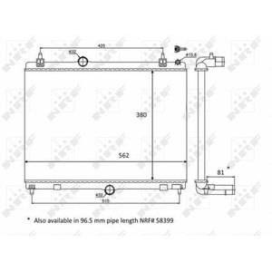 NRF Radiator 58468