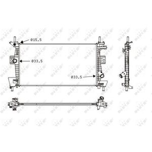 NRF Radiator 58487