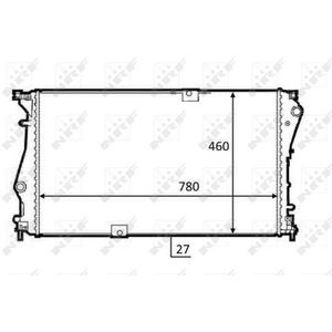 NRF Radiator 58498