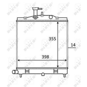 NRF Radiator 58528