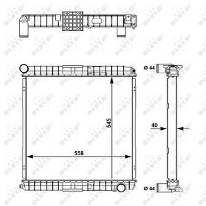 NRF Radiator 58827