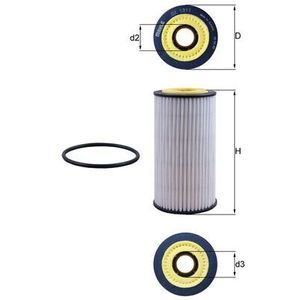 Mahle Oil Filter OX1311D