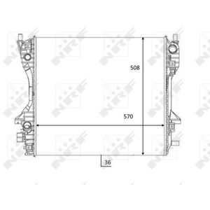 NRF Radiator 59060