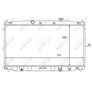 NRF Radiator 59066