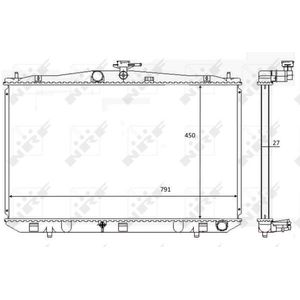 NRF Radiator 59081
