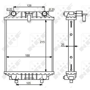 NRF Radiator 59125