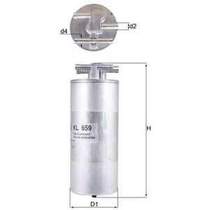Mahle Fuel Filter KL659