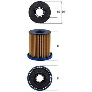 Mahle Oil Filter OX1350