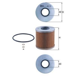 Mahle Oil Filter OX91D