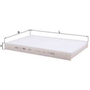 Mahle Pollen / Cabin Filter LA93