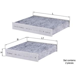 Mahle Pollen / Cabin Filter LAK191/S