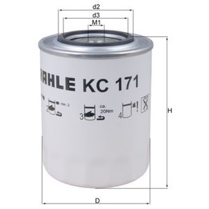 Mahle Fuel Filter KC171