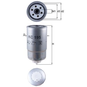 Mahle Fuel Filter KC195