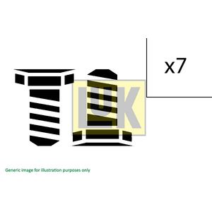 LuK DMF Flywheel Bolts 411017011