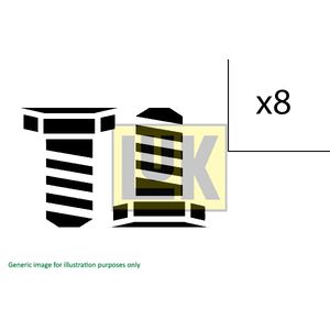 LuK DMF Flywheel Bolts 411025410