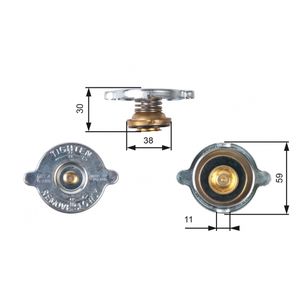 Gates Radiator Cap RC101