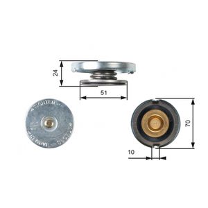 Gates Radiator Cap RC103