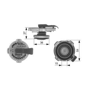Gates Radiator Cap RC10382