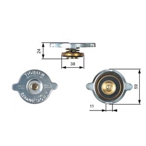 Gates Radiator Cap RC106