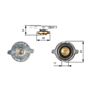 Gates Radiator Cap RC109