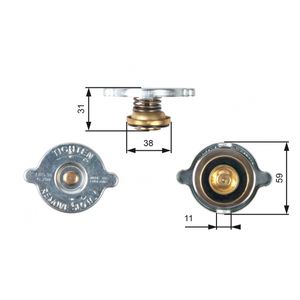 Gates Radiator Cap RC110