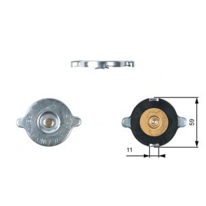 Gates Radiator Cap RC117