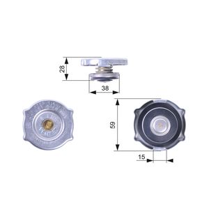 Gates Radiator Cap RC135