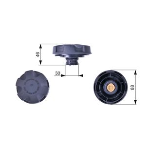 Gates Radiator Cap RC241