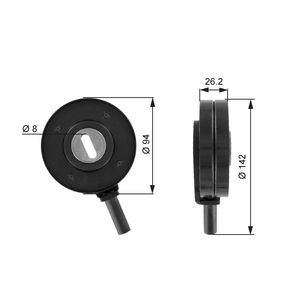 Gates Aux Belt Tensioner T36022