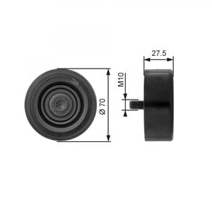 Gates Aux Belt Idler Pulley T36206