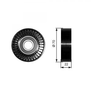 Gates Aux Belt Idler Pulley T36252