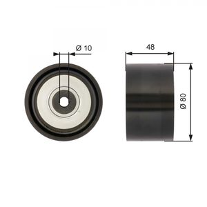 Gates Aux Belt Idler Pulley T36259