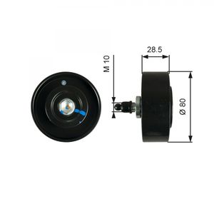 Gates Aux Belt Idler Pulley T36334