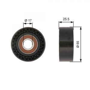 Gates Aux Belt Idler Pulley T36394