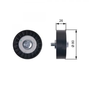 Gates Aux Belt Idler Pulley T36404