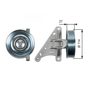 Gates Aux Belt Idler Pulley T36429