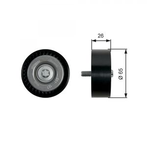 Gates Aux Belt Idler Pulley T36437