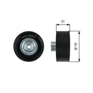 Gates Aux Belt Idler Pulley T36444