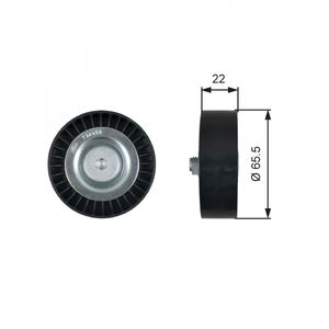 Gates Aux Belt Idler Pulley T36458