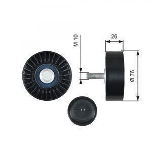 Gates Aux Belt Idler Pulley T36485