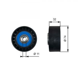 Gates Aux Belt Idler Pulley T36518