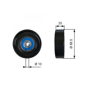 Gates Aux Belt Idler Pulley T36605