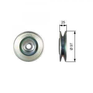 Gates Aux Belt Idler Pulley T36615