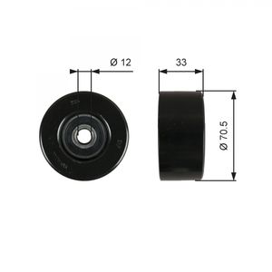 Gates Aux Belt Idler Pulley T36762