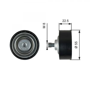 Gates Aux Belt Idler Pulley T36767